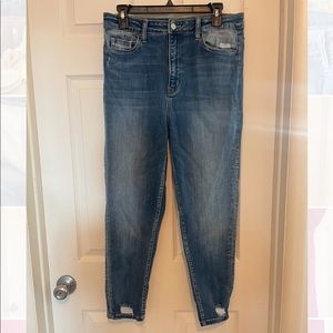 Flying Monkey Size 30 ankle cropped distressed Jeans